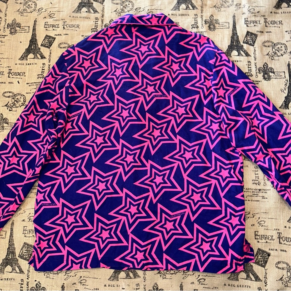 Victoria Secret Navy Blue/Pink Stars Print Pj Top Size L
Excellent Condition - Picture 15 of 15